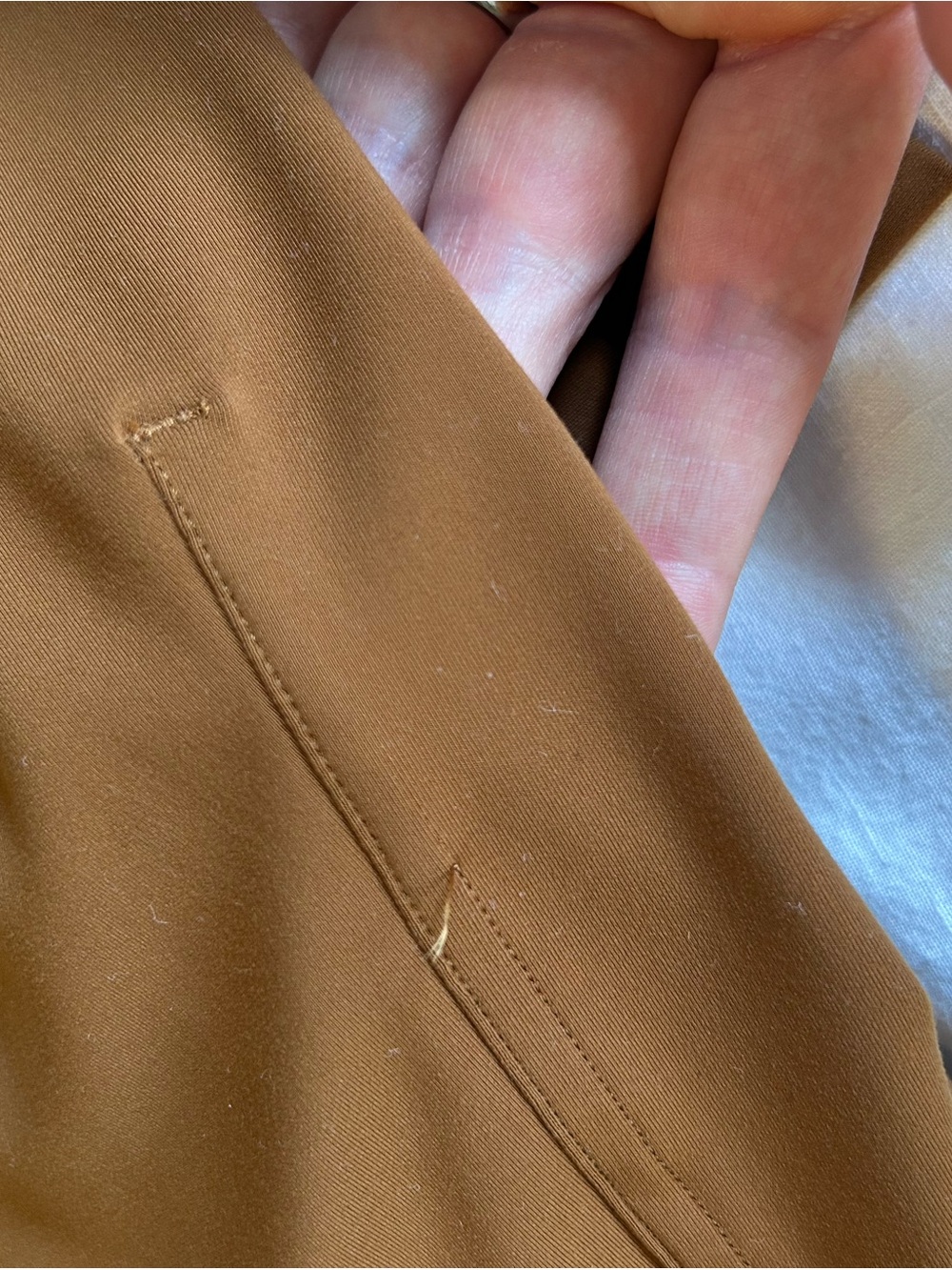 lululemon athletica High-Rise Crop Leggings in Rust Brown - Picture 7 of 9